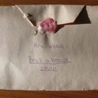 letter to Mrs Weevil